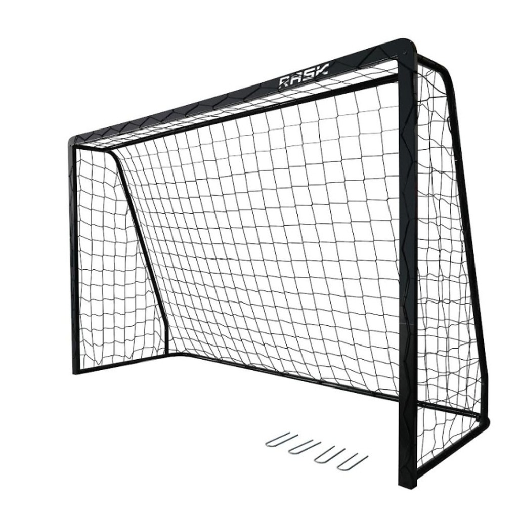 RASK Fodboldmål 300 x 200 cm SORT i stål med dobbelt overlægger