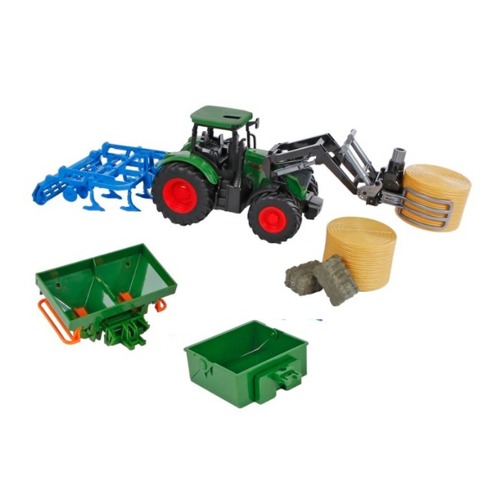 Kids Globe Traktor 30 cm Pakke med 8 dele