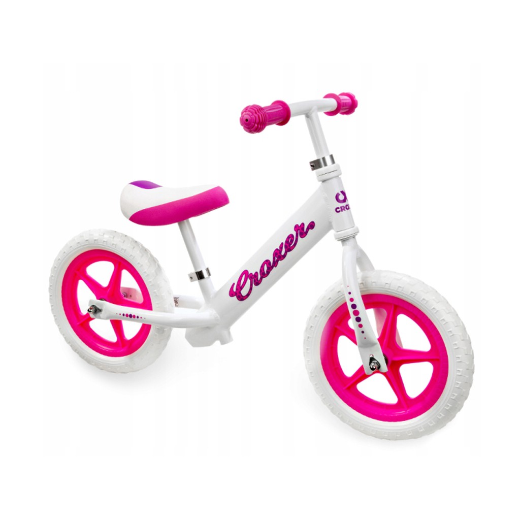 Cadea Pink White Løbecykel by Croxer