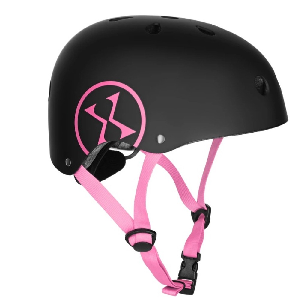 Nils Extreme Skaterhjelm MTW001 Black Pink
