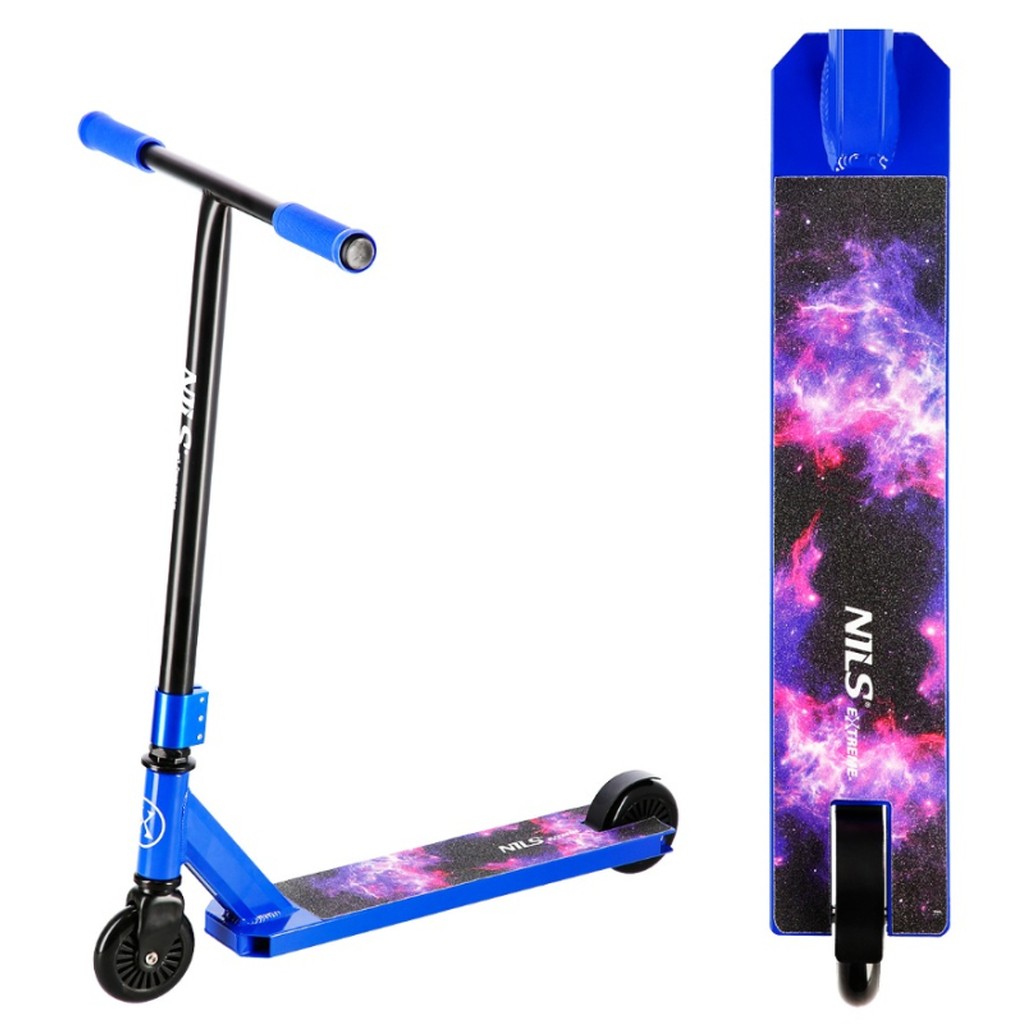 NILS SPACE Trick løbehjul Blue