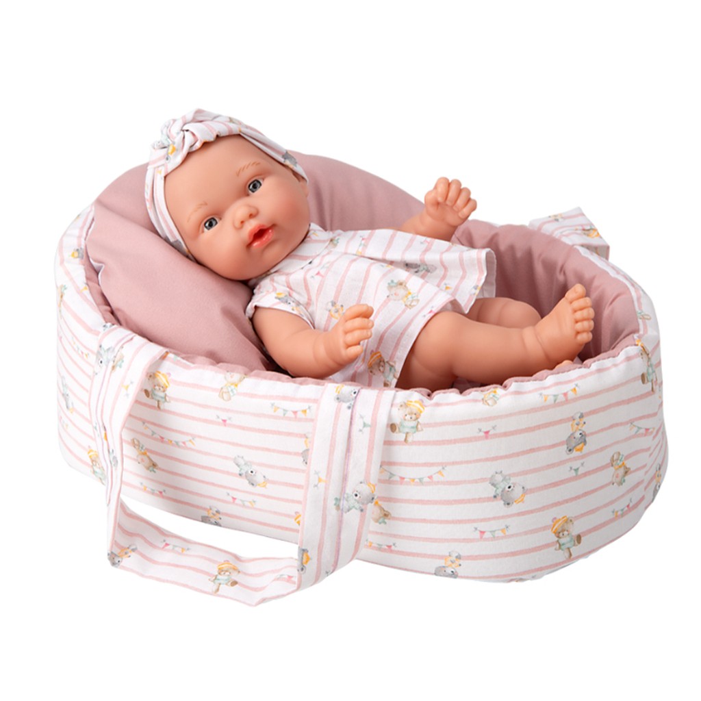 ARIAS Pillines 26 cm dukke med med bærelift (60894)