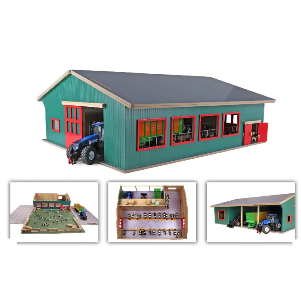 Kids Globe kostald med opbevaring og græsmark