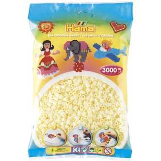 Hama Perler  3000 stk Creme Midi (201-02)