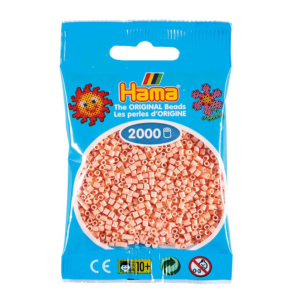 Hama Mini Perler  2.000 stk lys fersken - Mini (501-78)