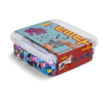 Hama maxi perler og stiftplade i bøtte, Elefant