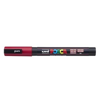 Posca Tusch Mørkerød - PC-3M - 1stk