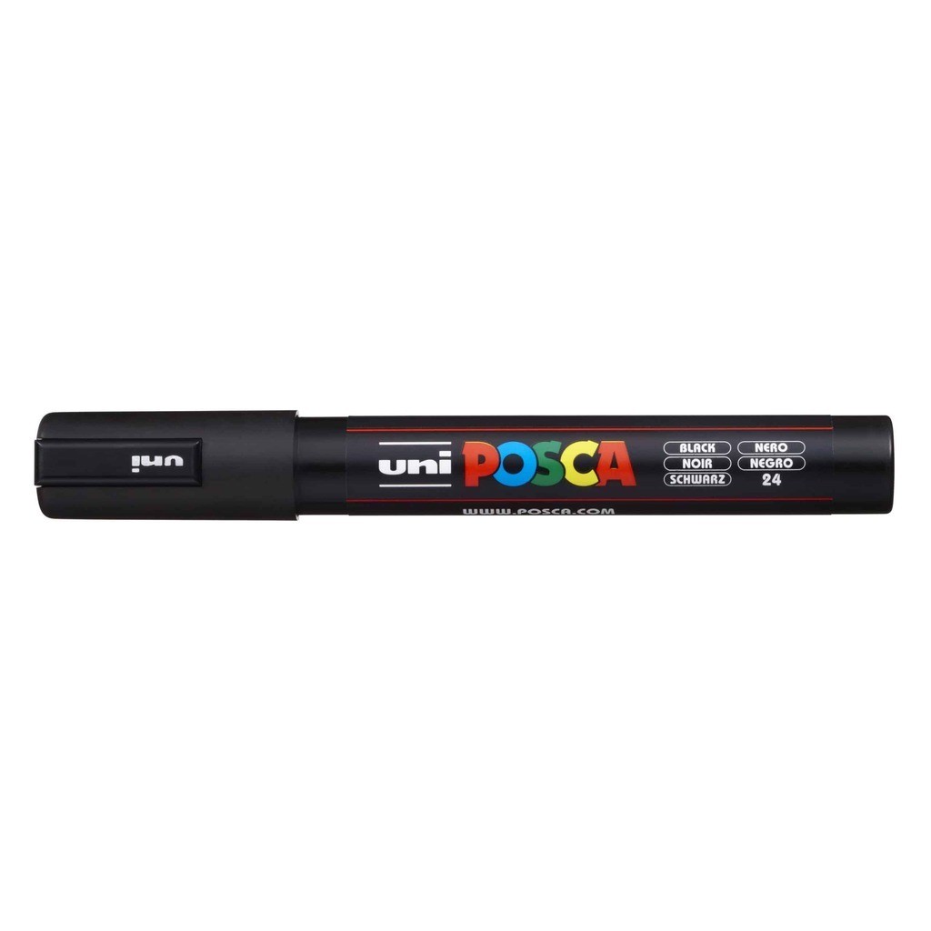 Posca Tusch Sort - PC-5M - 1stk