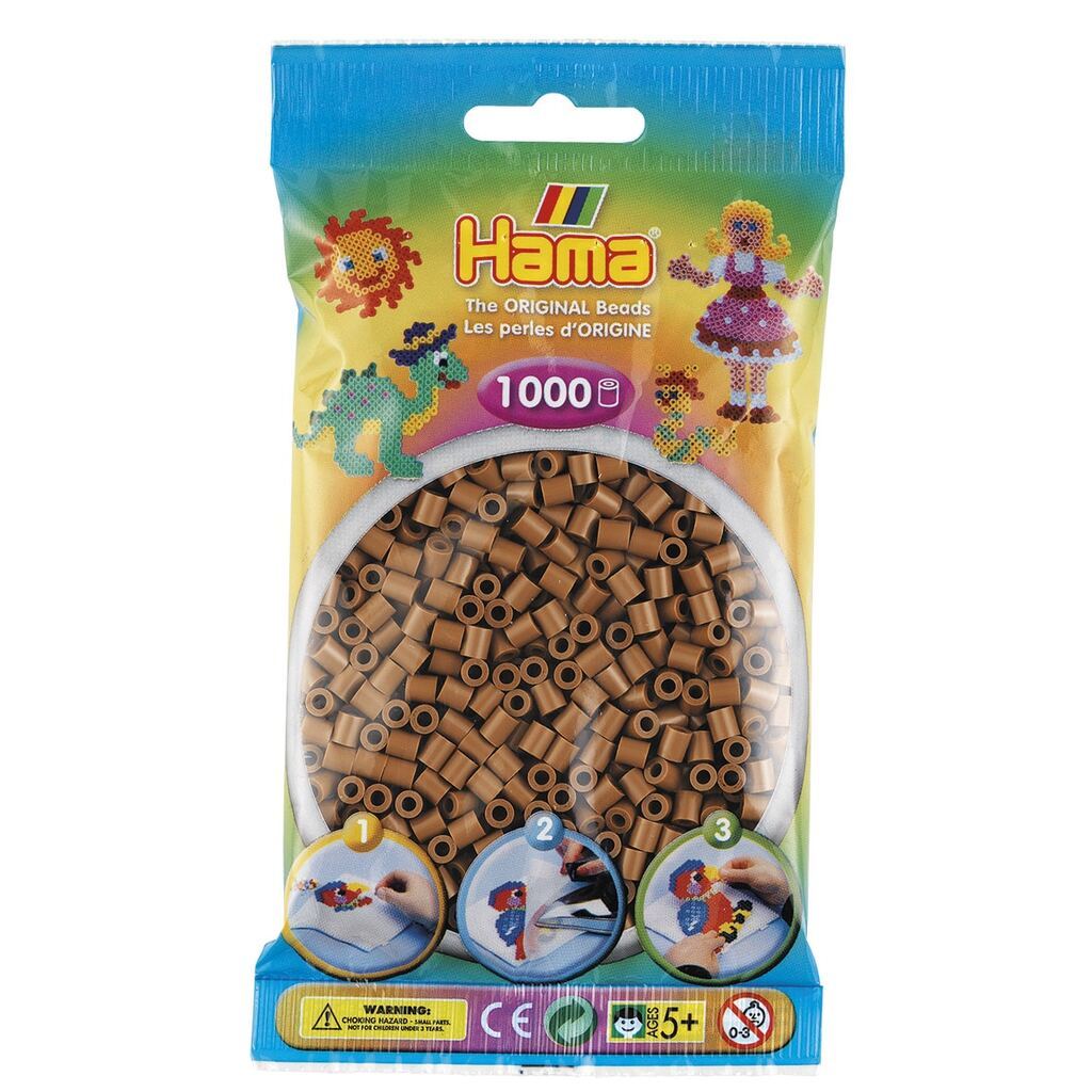 Hama Perler - 1000 stk nougat - Midi (207-76)