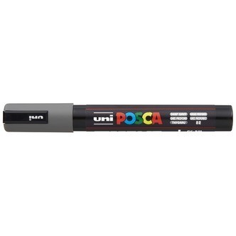Posca Tusch Dyb Grå - PC-5M - 1stk