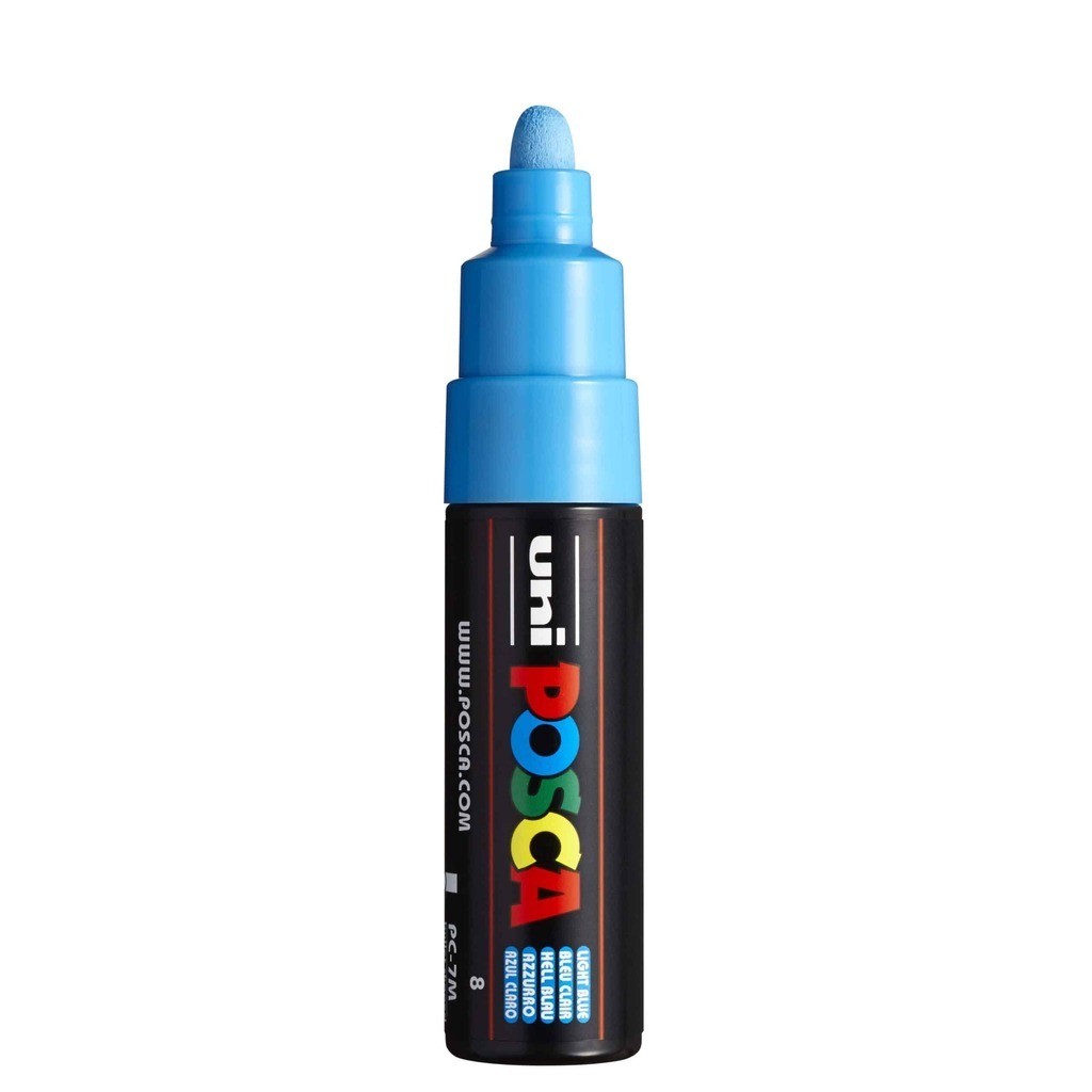 Posca Tusch Lyseblå - PC-7M - 1stk