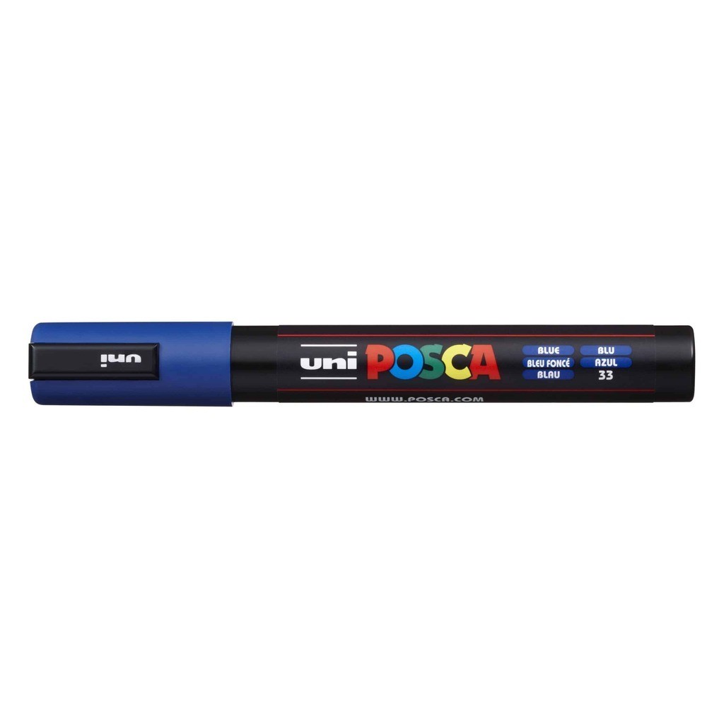 Posca Tusch Blå - PC-5M - 1stk
