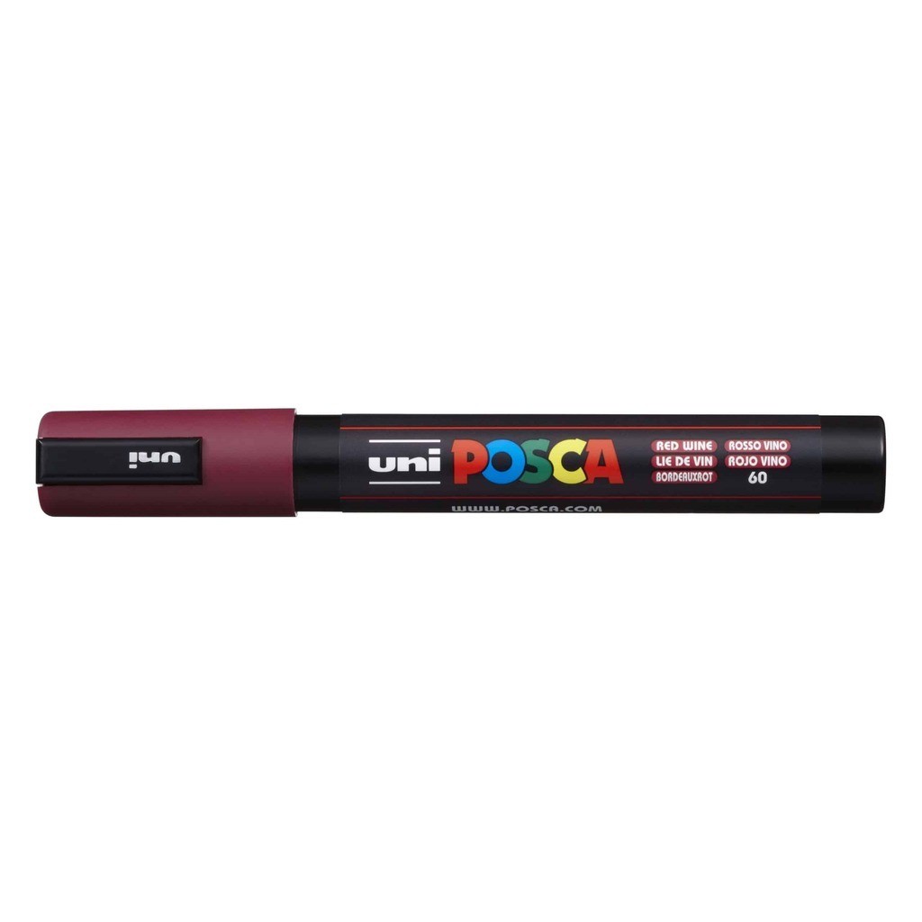 Posca Tusch Rødvin - PC-5M - 1stk