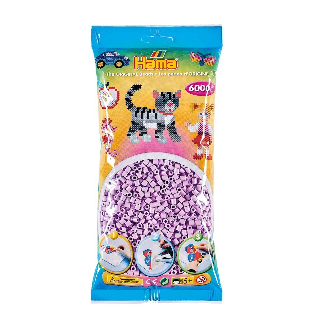 Hama Perler  6000 stk Pastel Syren Midi (205-96)