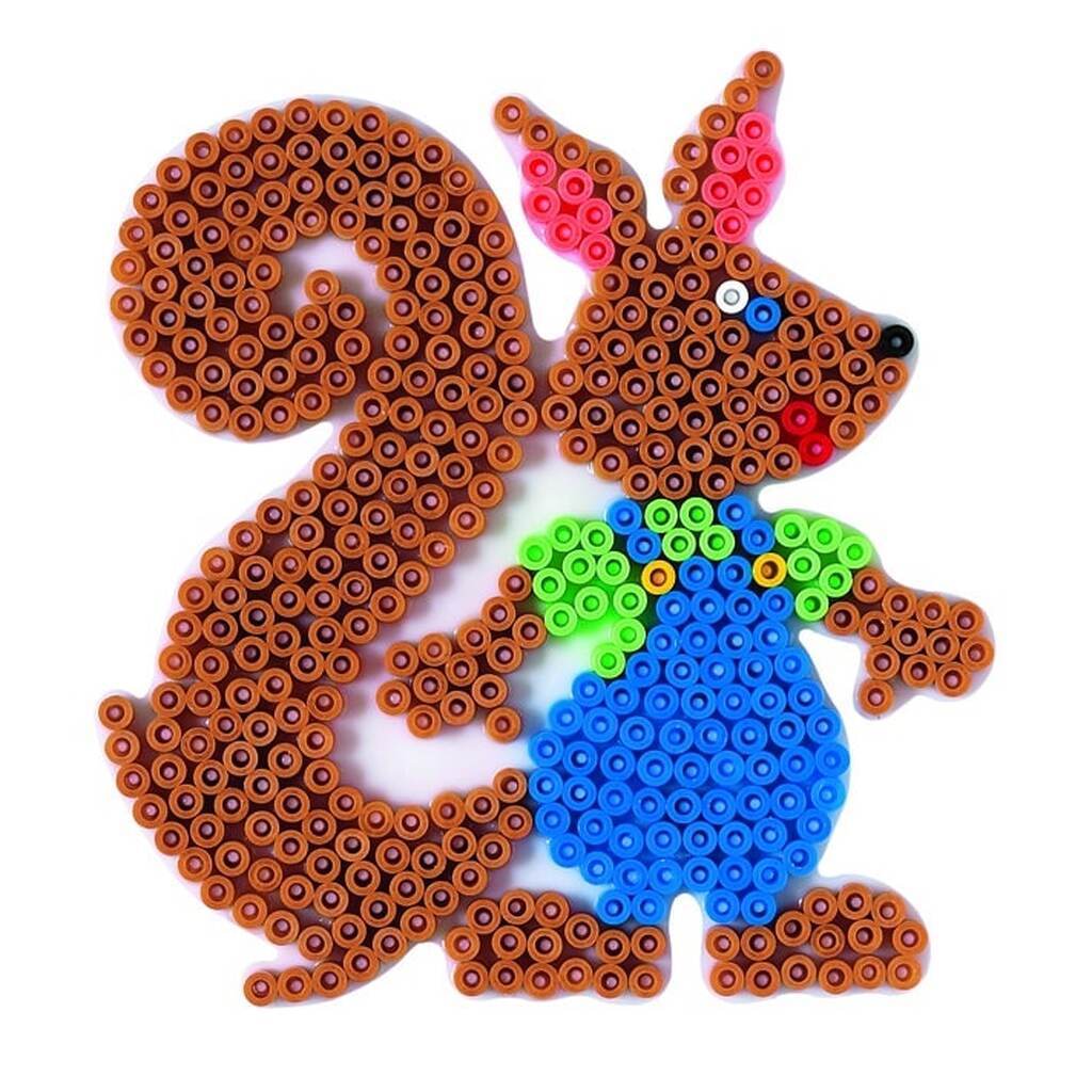 Hama Perleplade Midi - Egern 13x12cm Hvid - 1 stk
