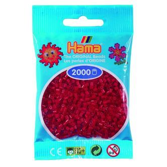 Hama Mini Perler  2.000 stk mørkerød - Mini (501-22)