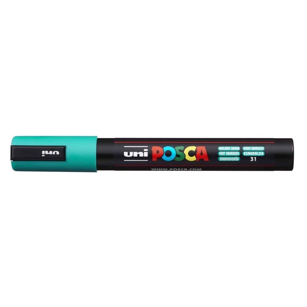 Posca Tusch Smaragd Grøn - PC-5M - 1stk