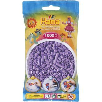 Hama perler  1000 stk Pastel Lilla  Midi (207-45)