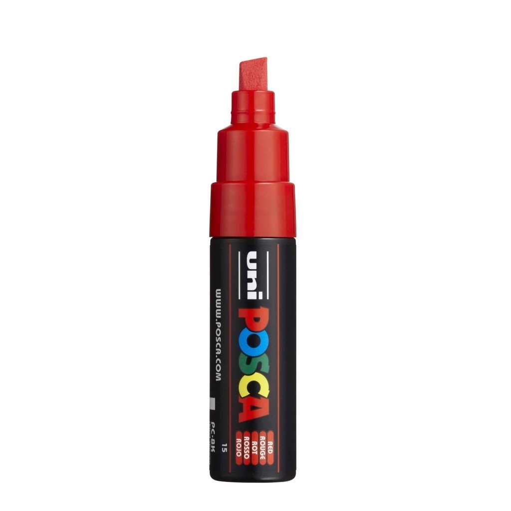 Posca Tusch Rød - PC-8K - 1stk