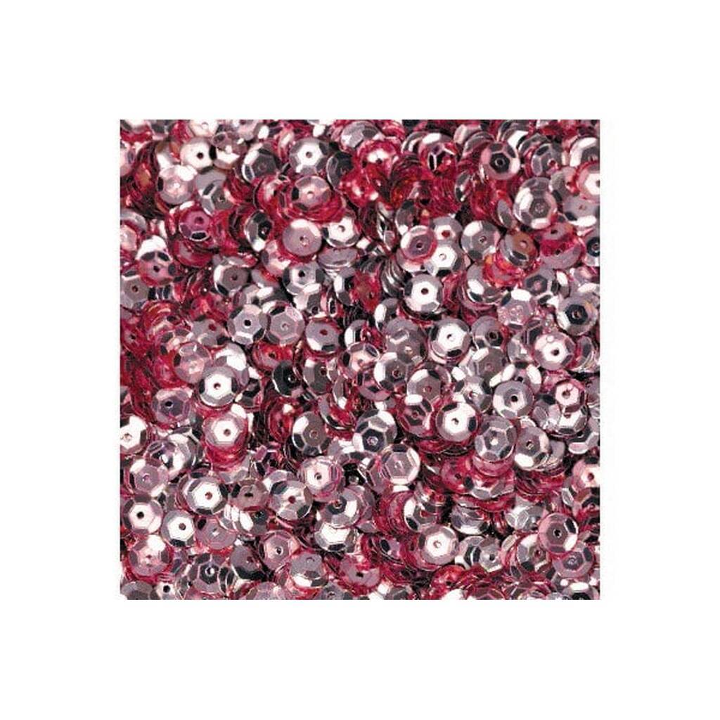 Pailletter / Palietter Rosa 5mm 10g