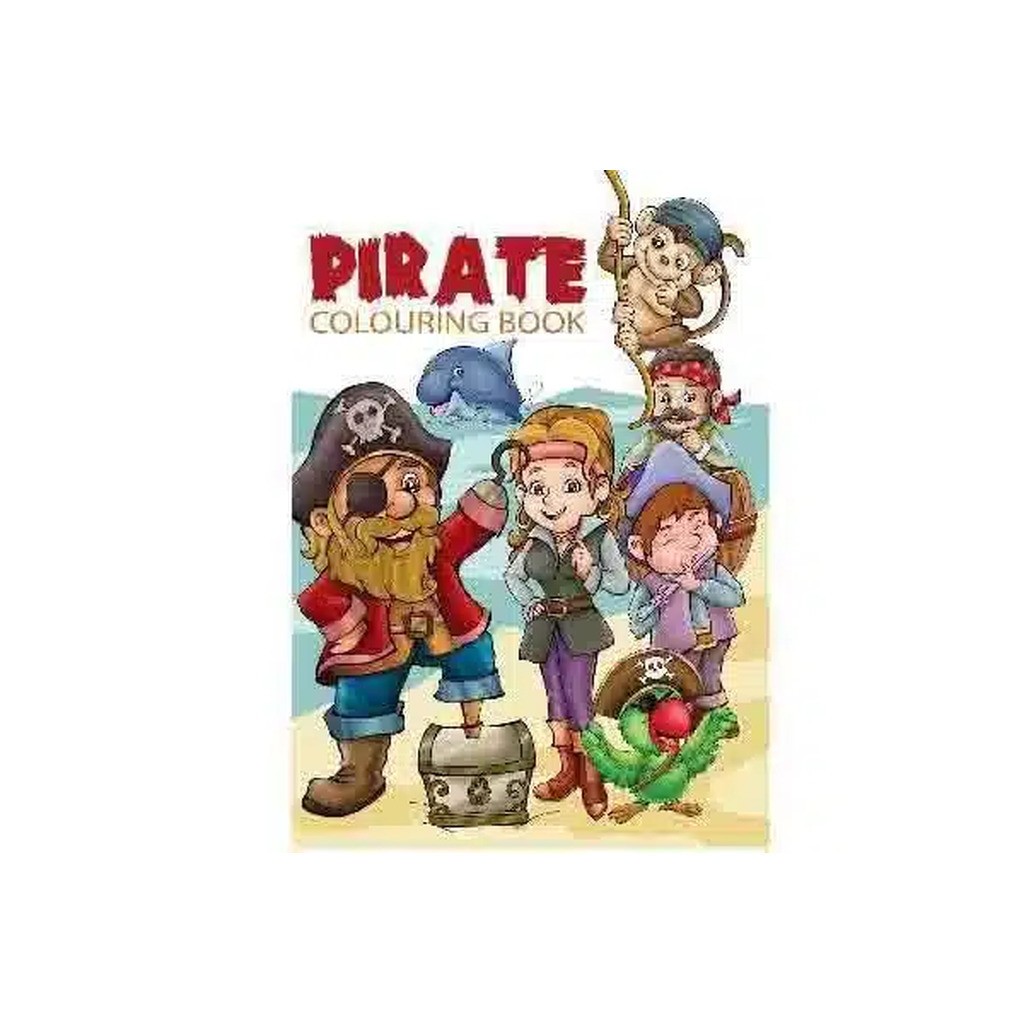 Min første malebog -  Pirater - A4 16 sider