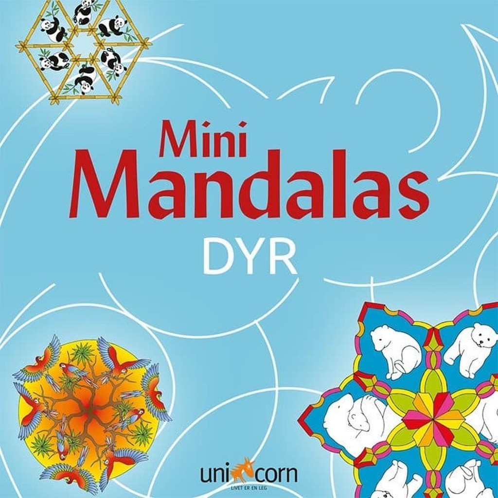 Mini Mandalas - Dyr - Malebog