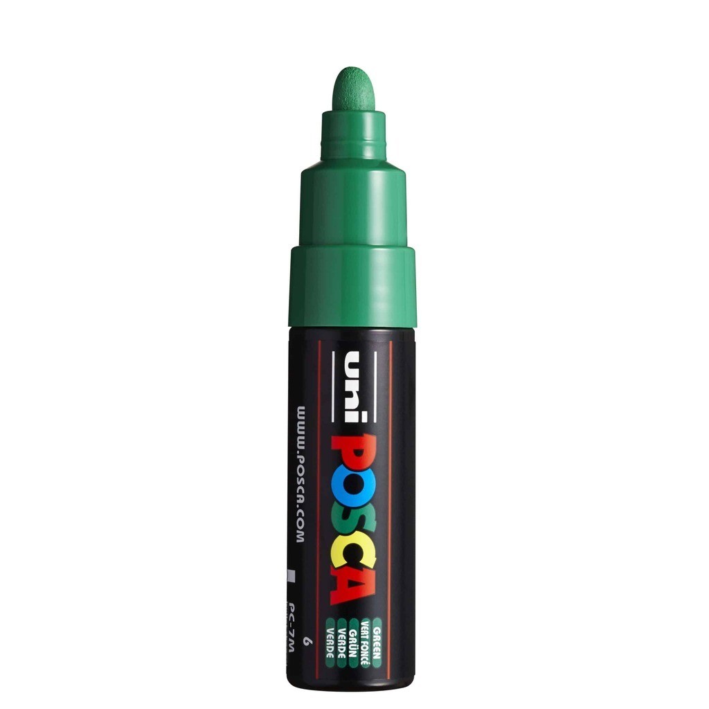 Posca Tusch Grøn - PC-7M - 1stk