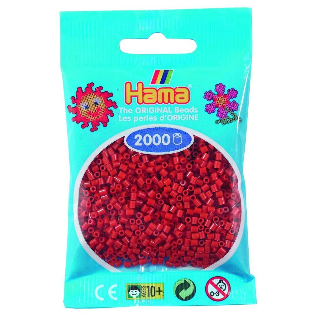 Hama Mini Perler  2.000 stk rødbrun - Mini (501-20)