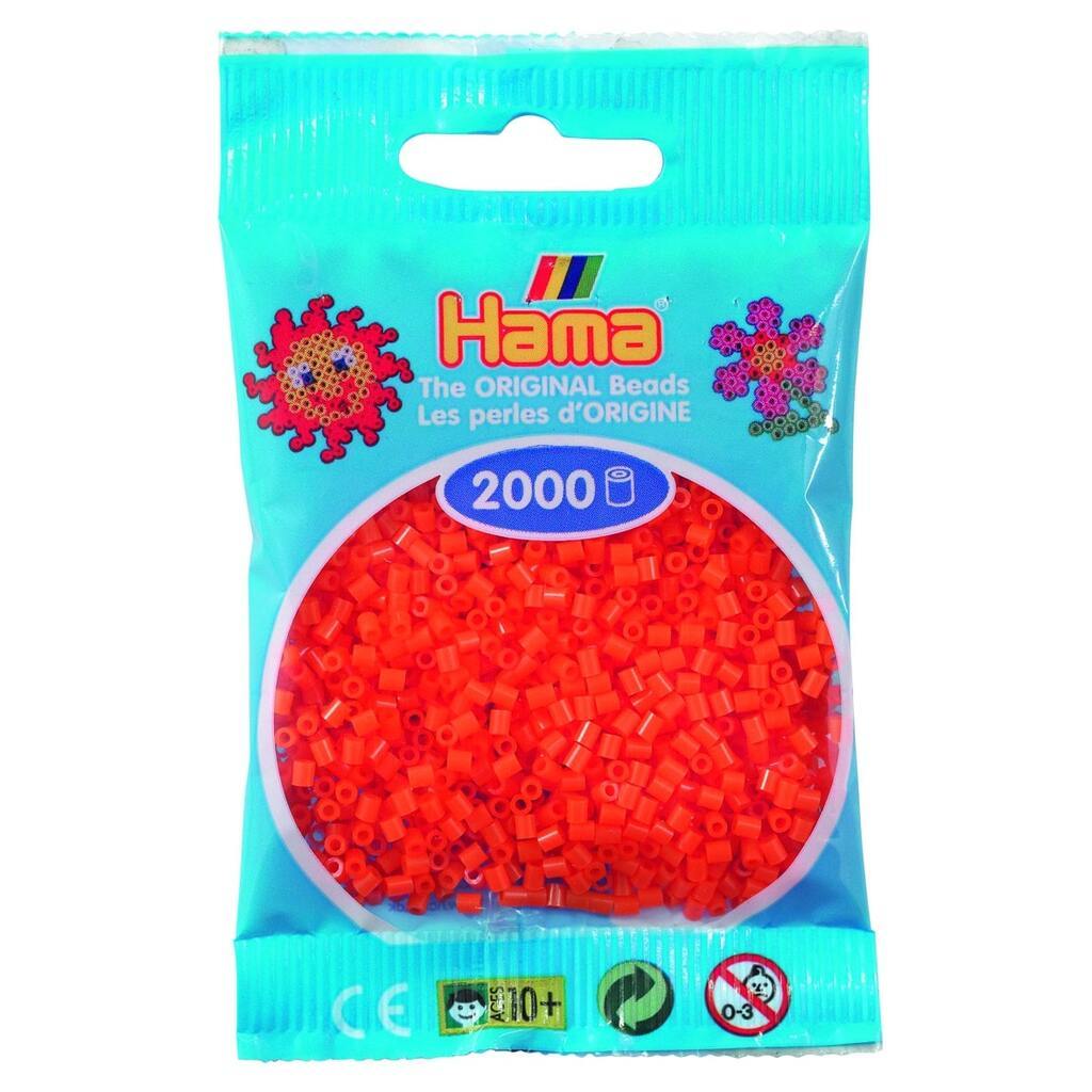 Hama Mini Perler  2.000 stk orange - Mini (501-04)