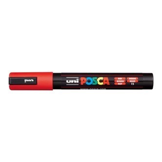 Posca Tusch Rød - PC-5M - 1stk