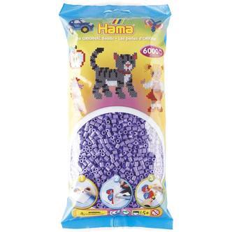 Hama Perler  6000 stk Pastel Lilla Midi (205-45)