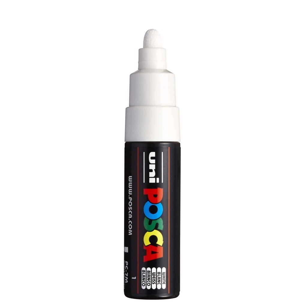 Posca Tusch Hvid - PC-7M - 1stk