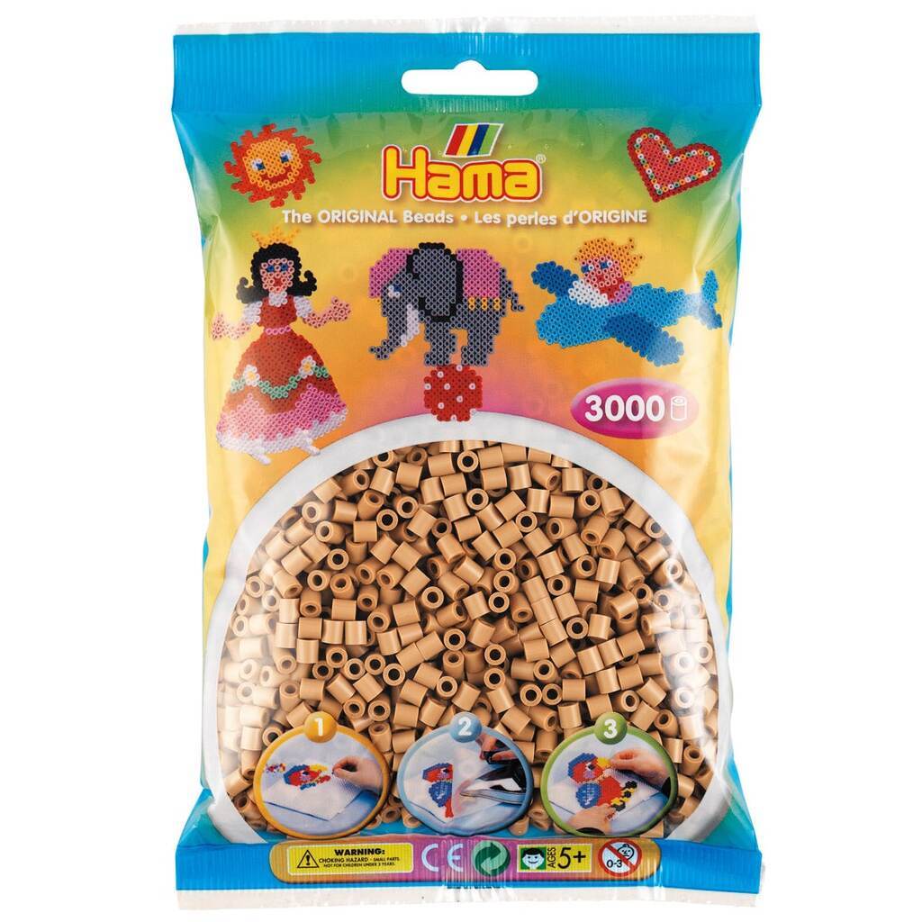 Hama Perler  3000 stk Lys Nougat  Midi (201-75)