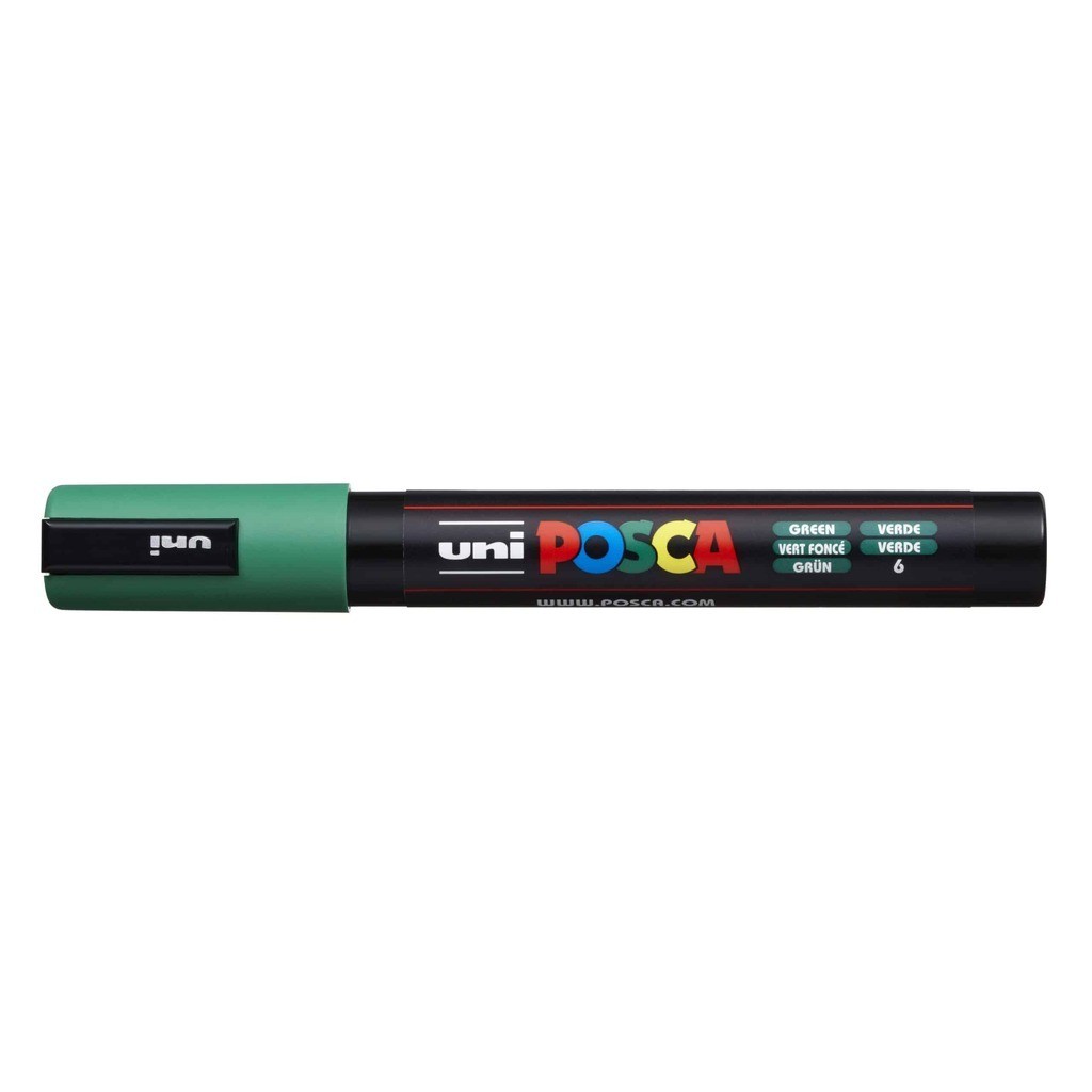 Posca Tusch Grøn - PC-5M - 1stk