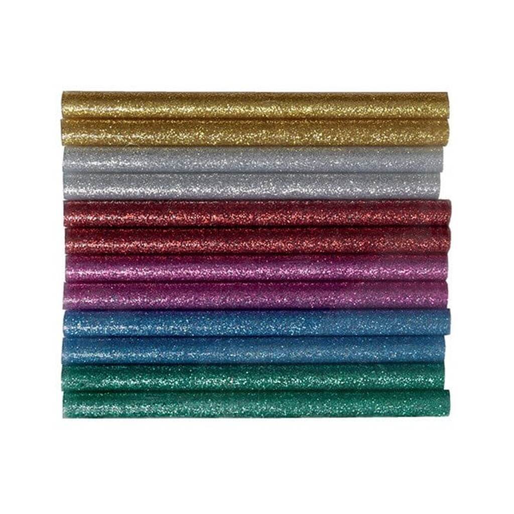 Lim til Limpistol 7mm Glimmer Limstænger 10cm - 12stk