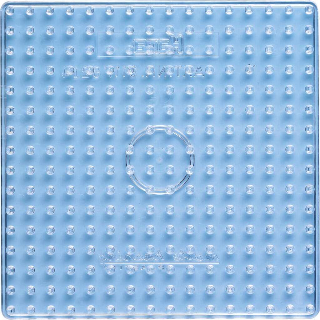 Hama Maxi Perleplade - Firkant Transparent 16x16cm - 1 stk