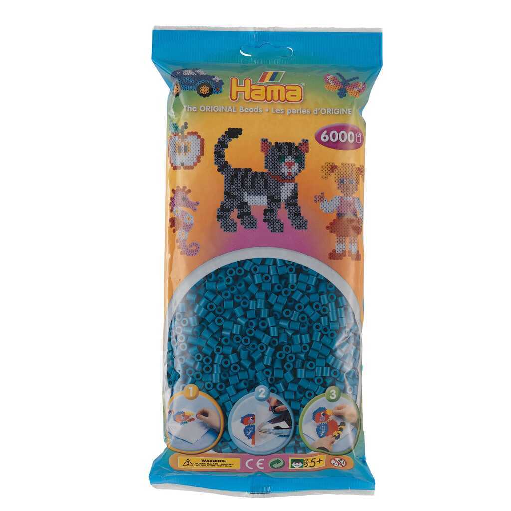Hama Perler  6000 stk Petrol Midi (205-83