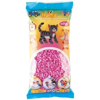 Hama Perler  6000 stk Pastel Pink Midi (205-48)