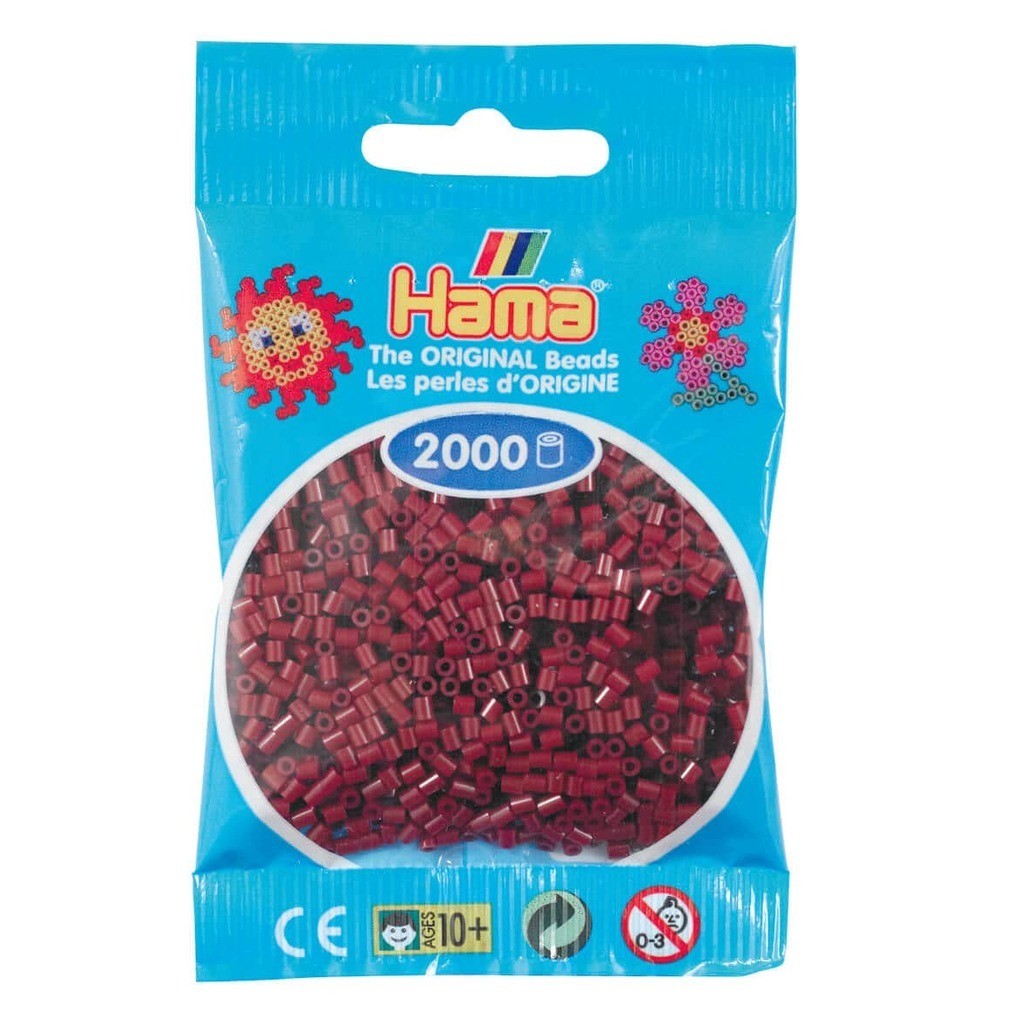 Hama Mini Perler  2.000 stk bordeaux - Mini (501-30)