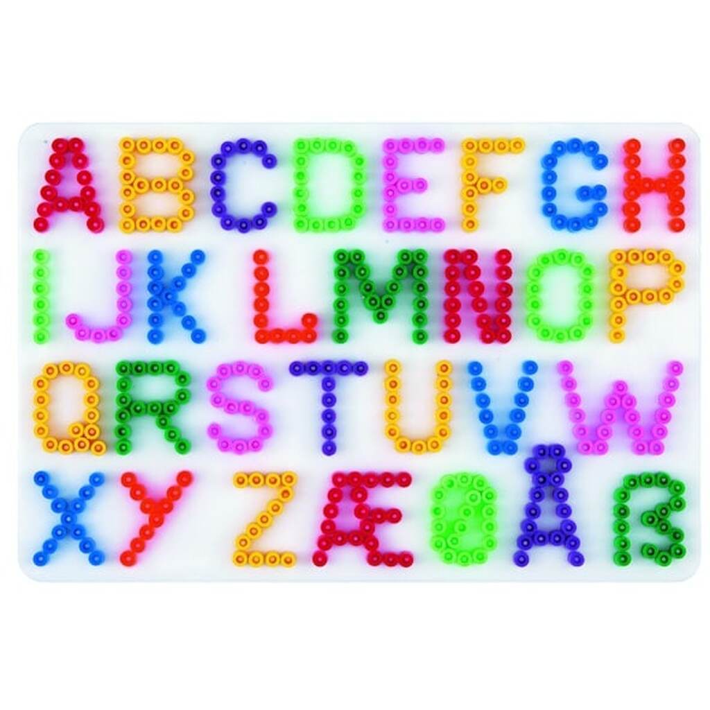 Hama Perleplade Midi - Bogstaver 22x15 cm Hvid - 1 stk11