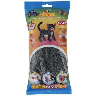 Hama Perler  6000 stk Mørk Grå Midi (205-7