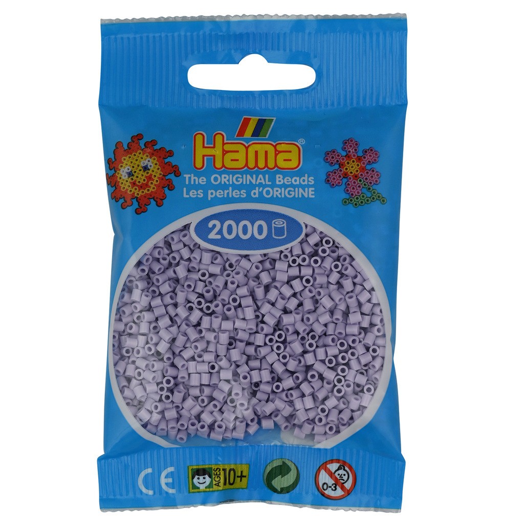 Hama Mini Perler  2.000 stk lys lavendel - Mini (501-106)