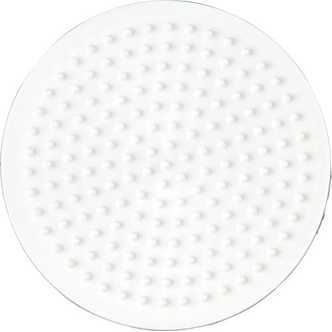 Hama Perleplade Midi - Rund 8 cm Hvid - 1 stk