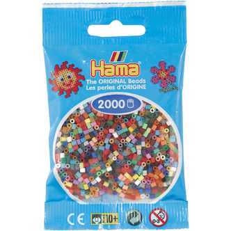 Hama Mini Perler - Mix Farver 2.000 Mini Perler