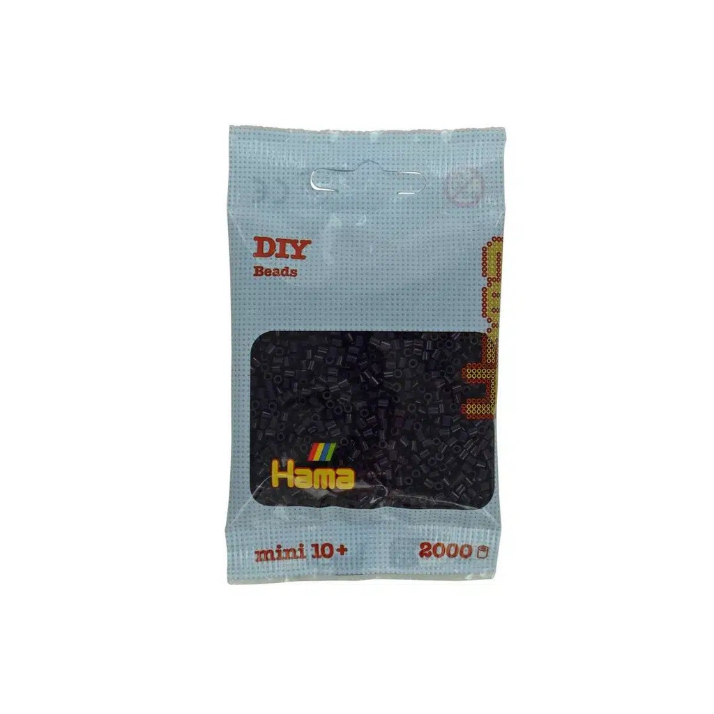 Hama mini perler - 2000stk aubergine (501-108)