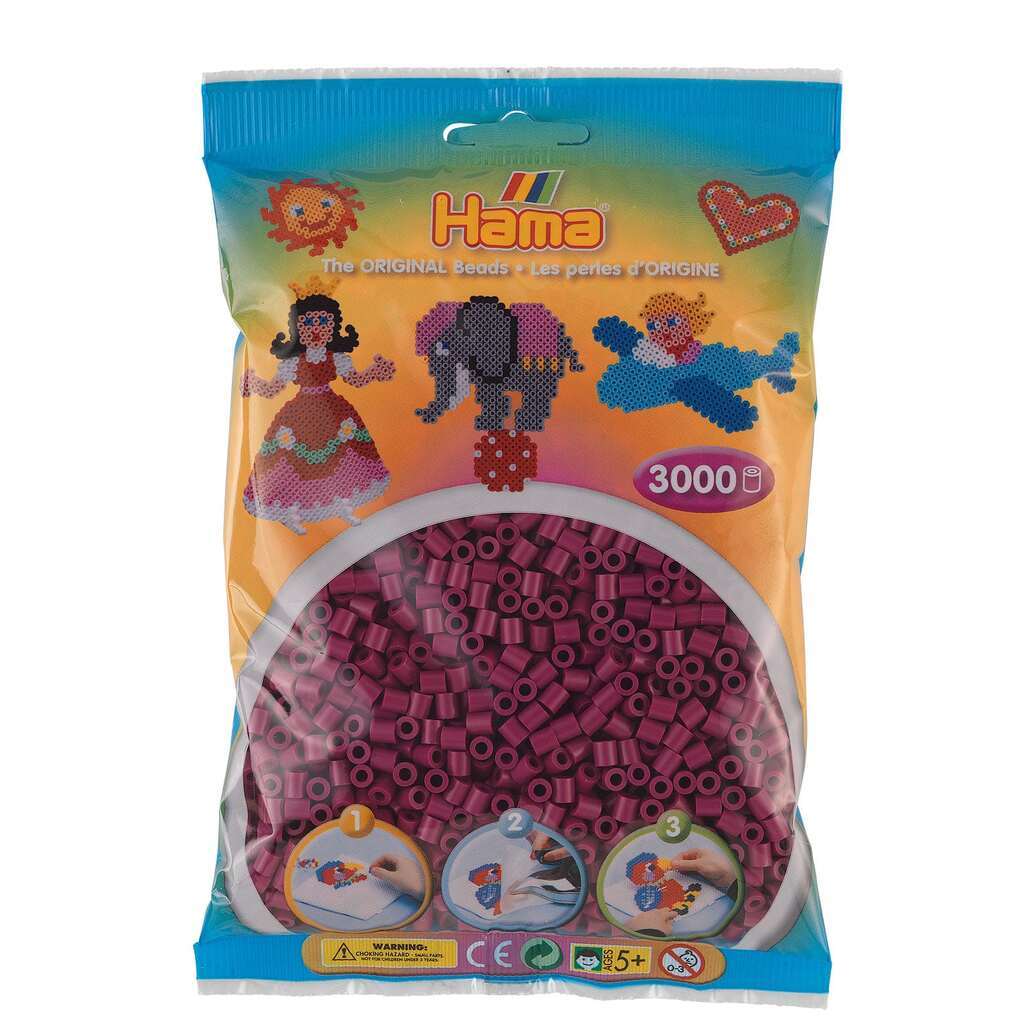 Hama Perler  3000 stk Blomme Midi (201-82)