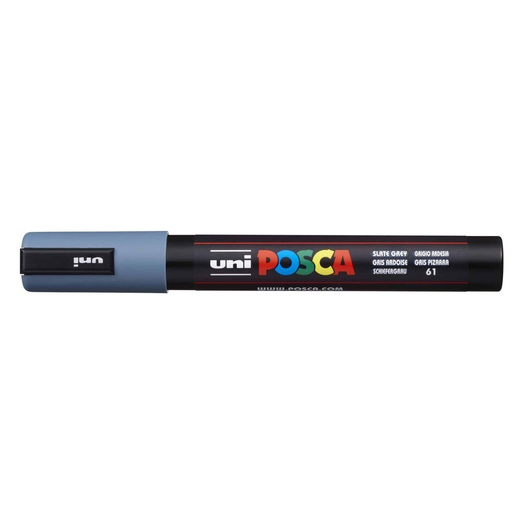 Posca Tusch Skiffergrå - PC-5M - 1stk