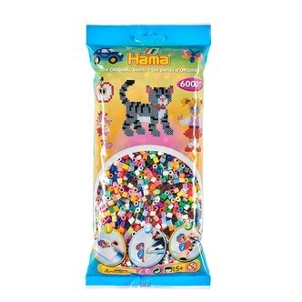Hama Perler  6000 stk Mix 68 Midi (205-68)