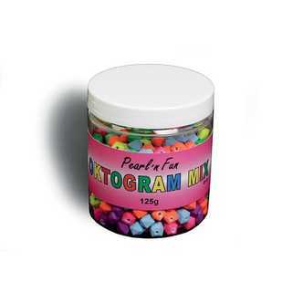 Pearl'n'fun Mat Oktogram 8mm ass farver 125g