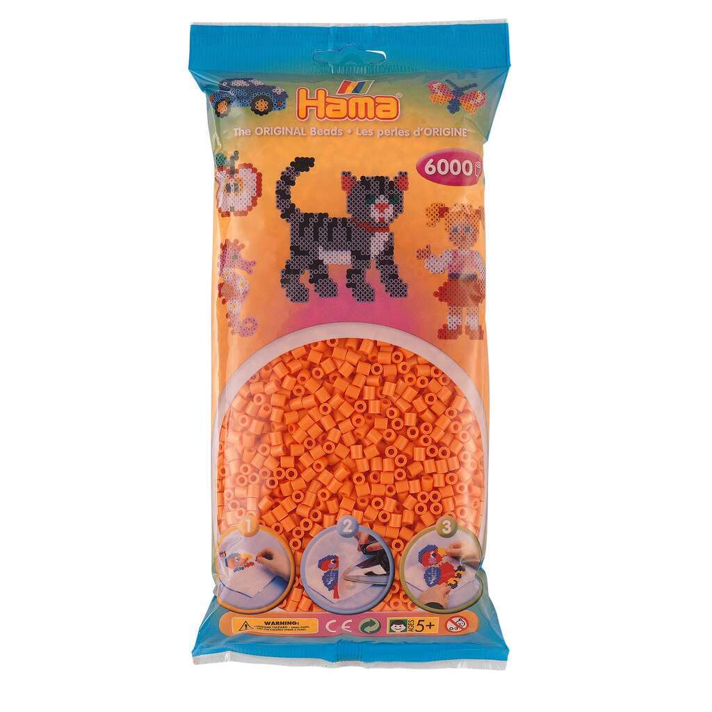 Hama Perler  6000 stk Abrikos Midi (205-79)